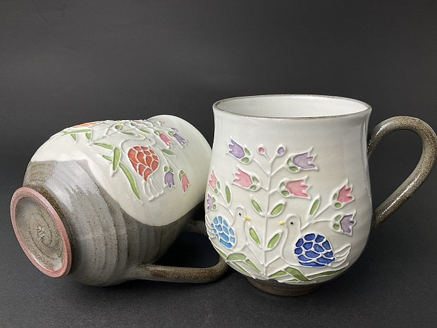 Ito Kaho Kankanshokyu Blue Mug product view 5, optimized from source image without color changes
