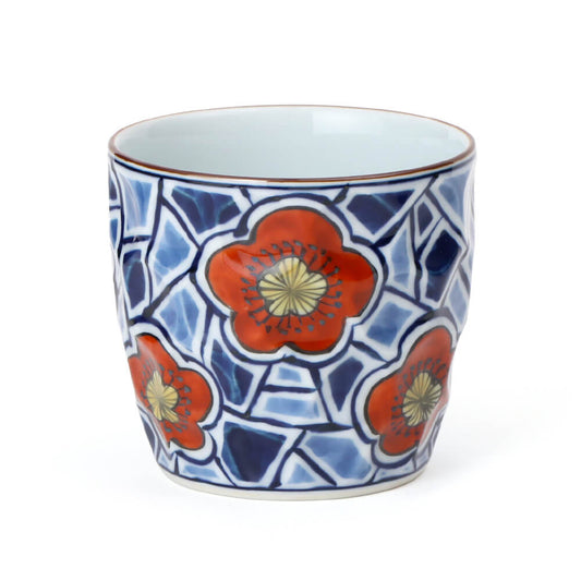 Genemon Kiln Plum Ice-Crack Shochu Cup (B-Grade) product view 1, source image preserved without color changes