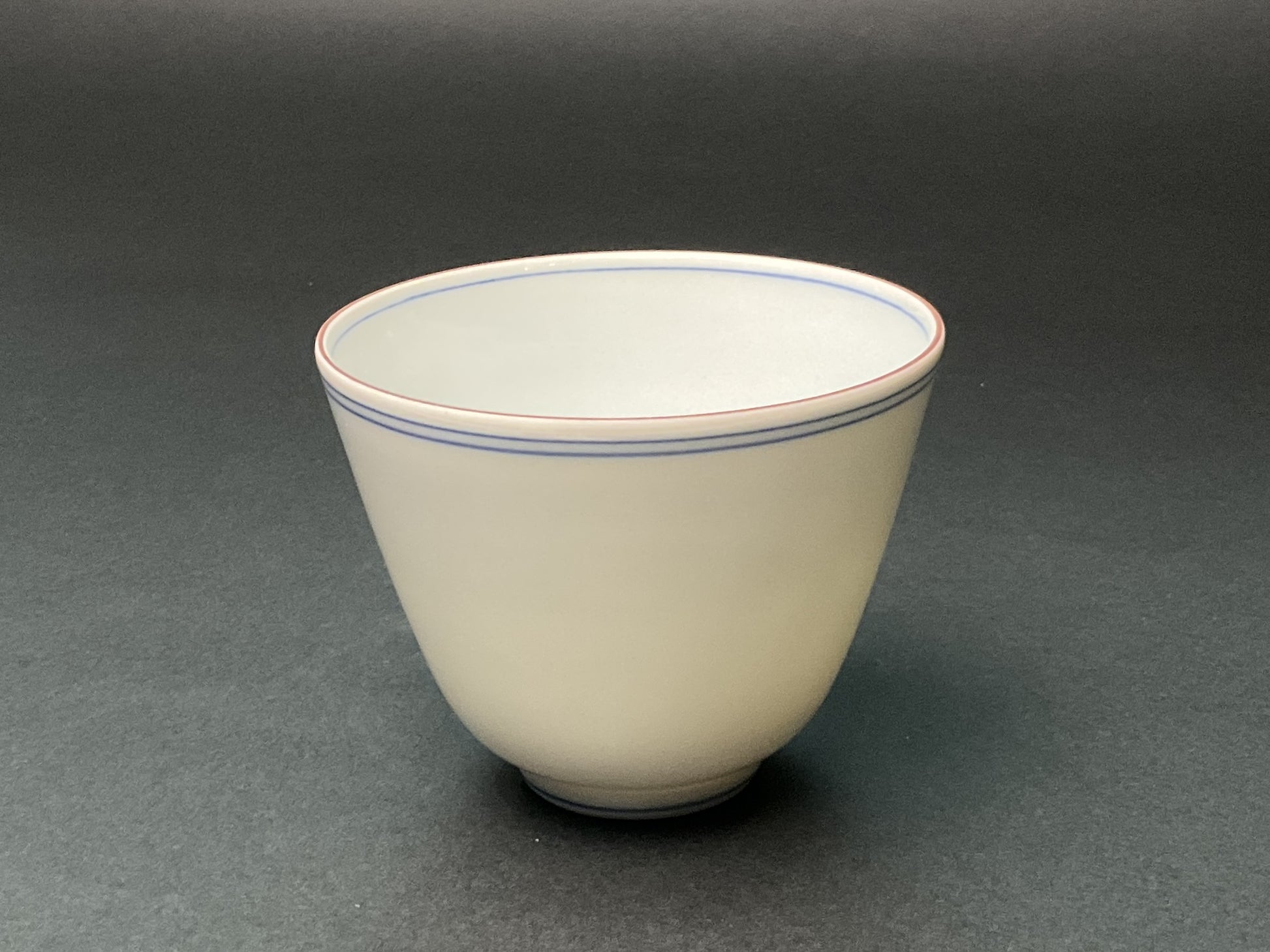 Furukawa Chikuho Sometsuke Orchid Kumidashi Cup product view 1, upscaled from source image without color changes