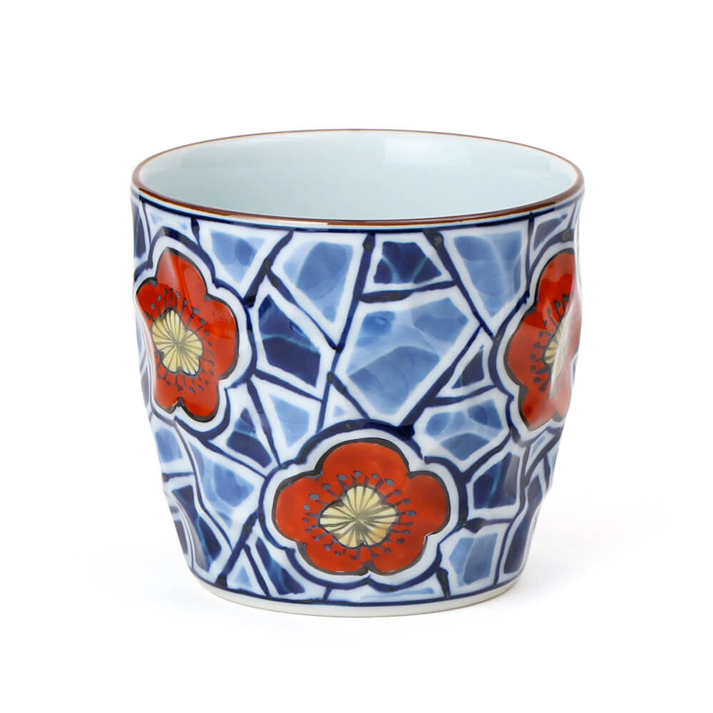 Genemon Kiln Plum Ice-Crack Shochu Cup (B-Grade) product view 2, source image preserved without color changes