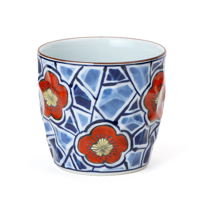 Genemon Kiln Plum Ice-Crack Shochu Cup (B-Grade) product view 2, source image preserved without color changes