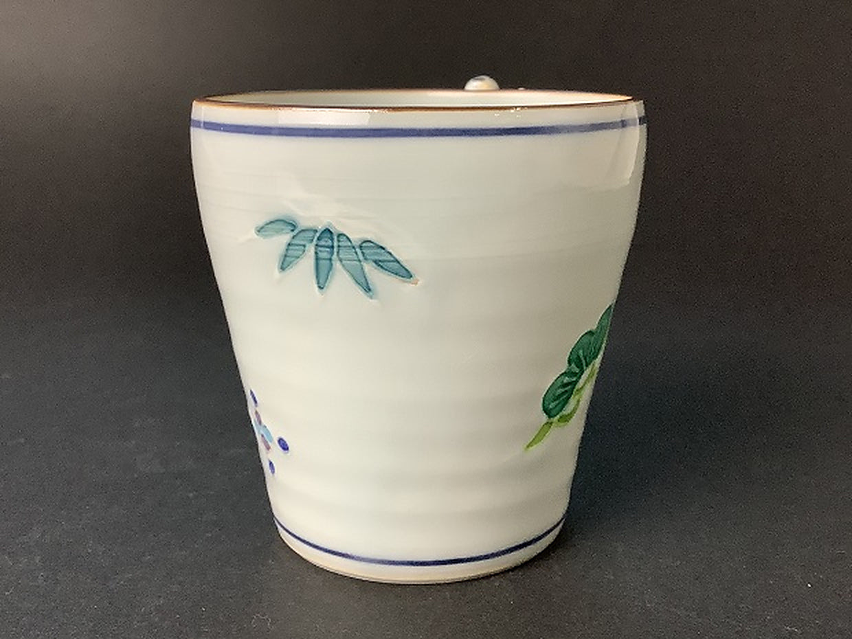 Rear-side view of Takeuchi Yutaka Zodiac Tiger Free Cup, upscaled from source product image