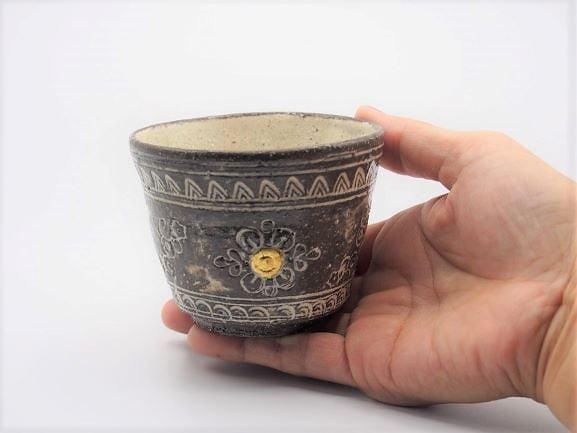 Tou Kobo Houki Kinsai Mishima Sarasa Cup product view 3, optimized from source image without color changes