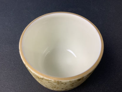 Tankei Kiln Iroe Kinsai Blue Fuji Guinomi product view 3, upscaled from source image without color changes