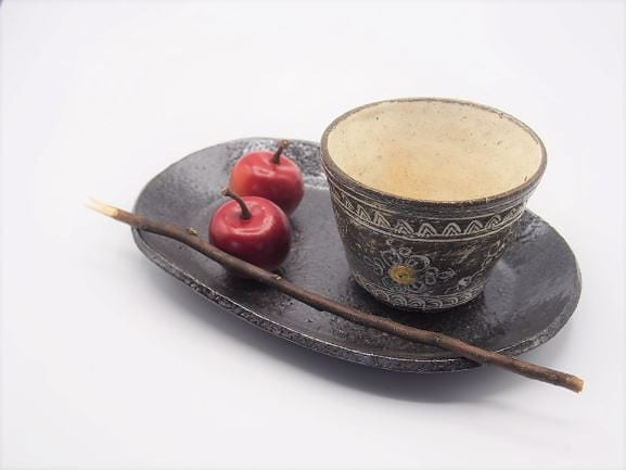 Tou Kobo Houki Kinsai Mishima Sarasa Cup product view 4, optimized from source image without color changes